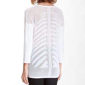 Autumn Cashmere Mesh Skeleton Back Knit
